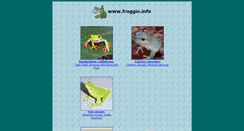 Desktop Screenshot of froggie.info